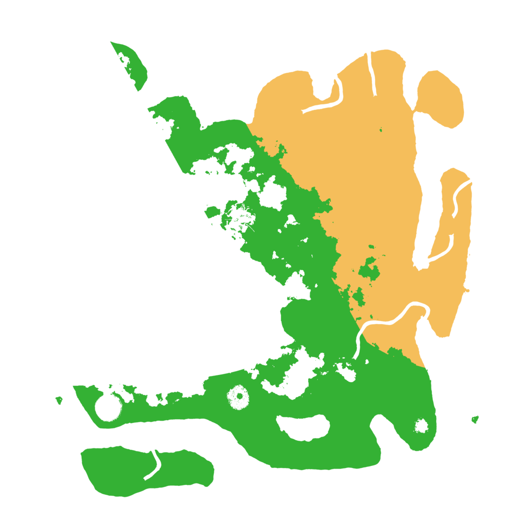 Biome Rust Map: Procedural Map, Size: 3500, Seed: 1194446749
