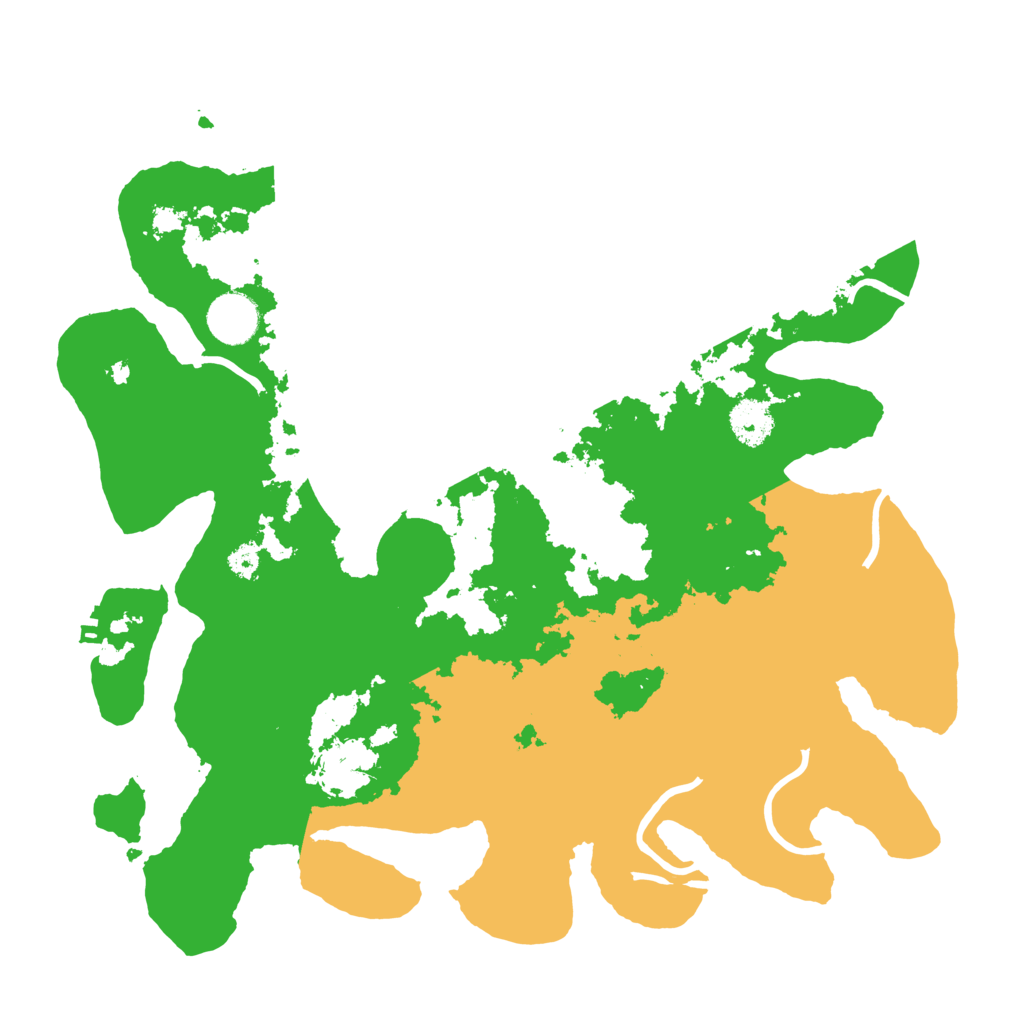 Biome Rust Map: Procedural Map, Size: 3500, Seed: 129633113