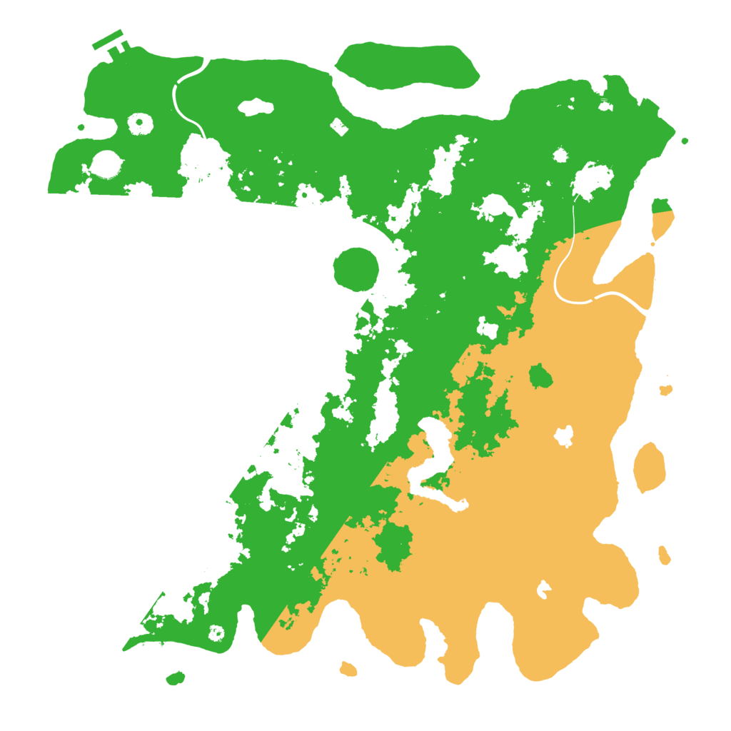 Biome Rust Map: Procedural Map, Size: 4500, Seed: 1854210470