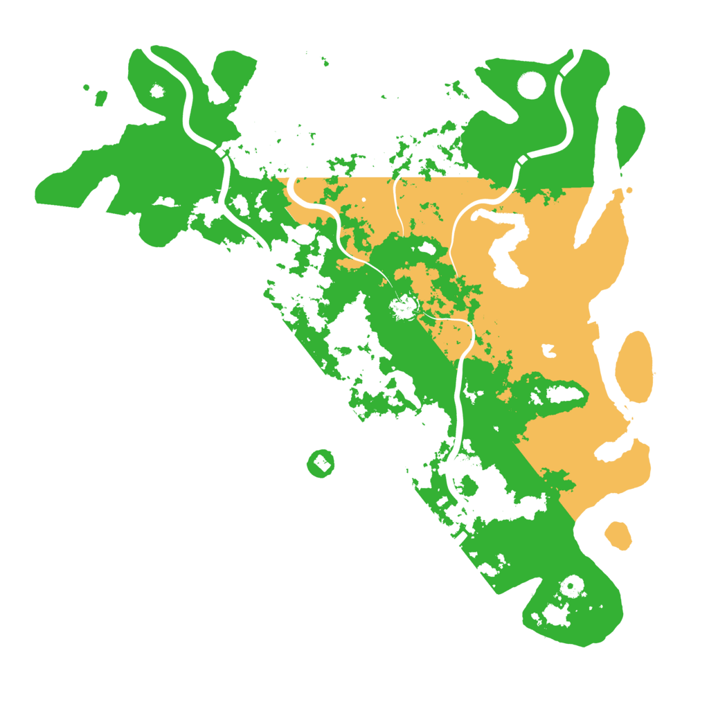 Biome Rust Map: Procedural Map, Size: 4700, Seed: 839990581