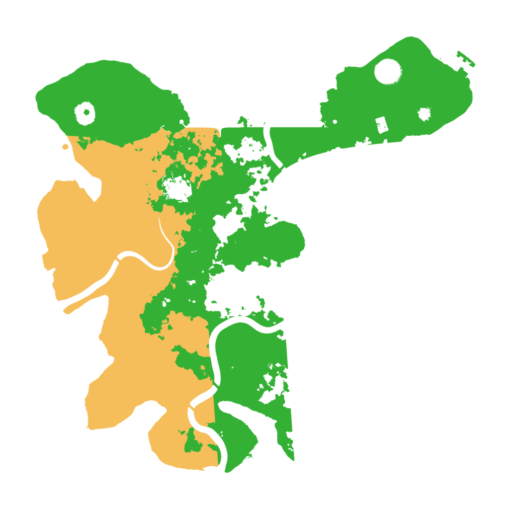 Biome Rust Map: Procedural Map, Size: 3500, Seed: 2098090177
