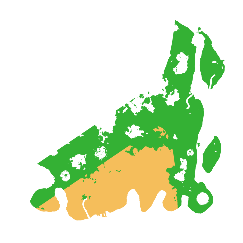 Biome Rust Map: Procedural Map, Size: 3600, Seed: 92112931
