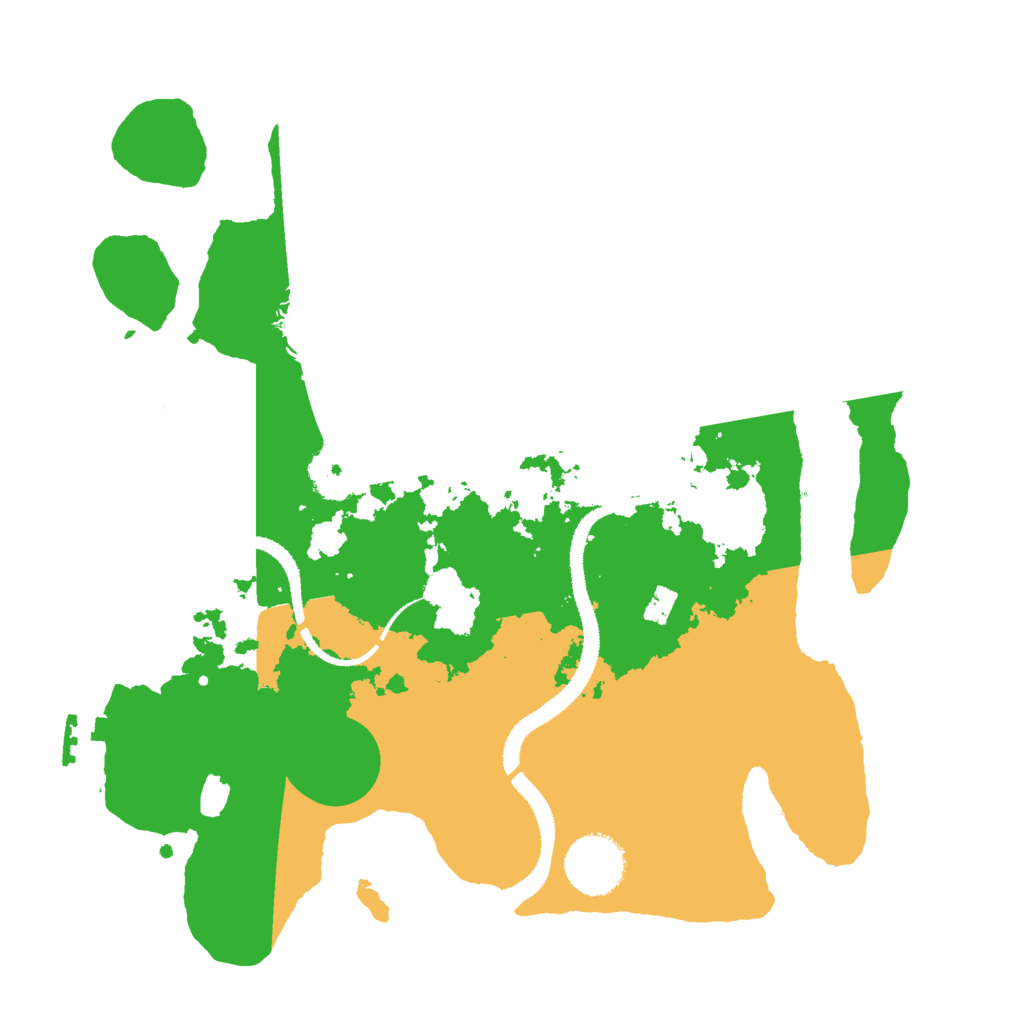 Biome Rust Map: Procedural Map, Size: 3000, Seed: 222441407