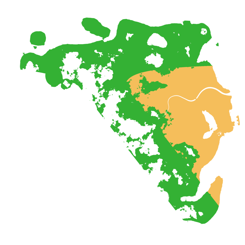 Biome Rust Map: Procedural Map, Size: 3850, Seed: 7014998