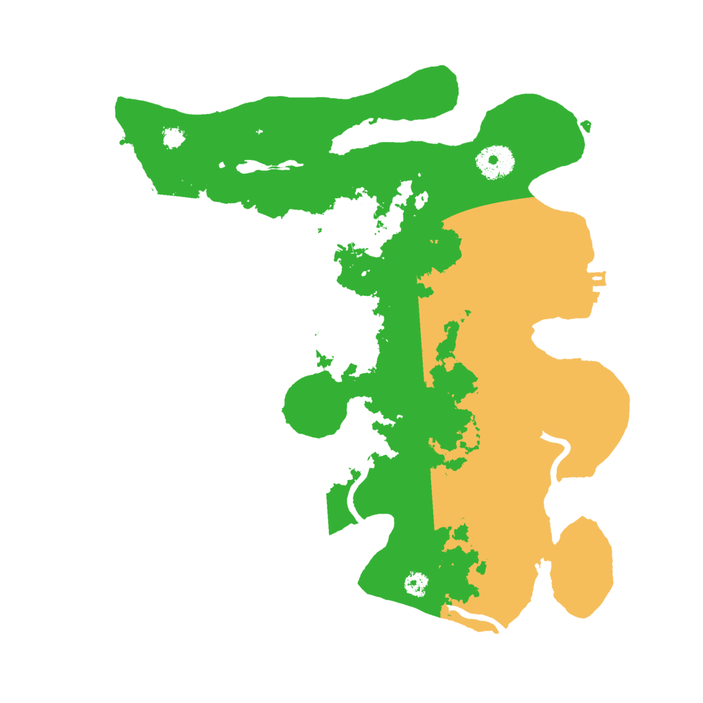 Biome Rust Map: Procedural Map, Size: 3000, Seed: 96654211