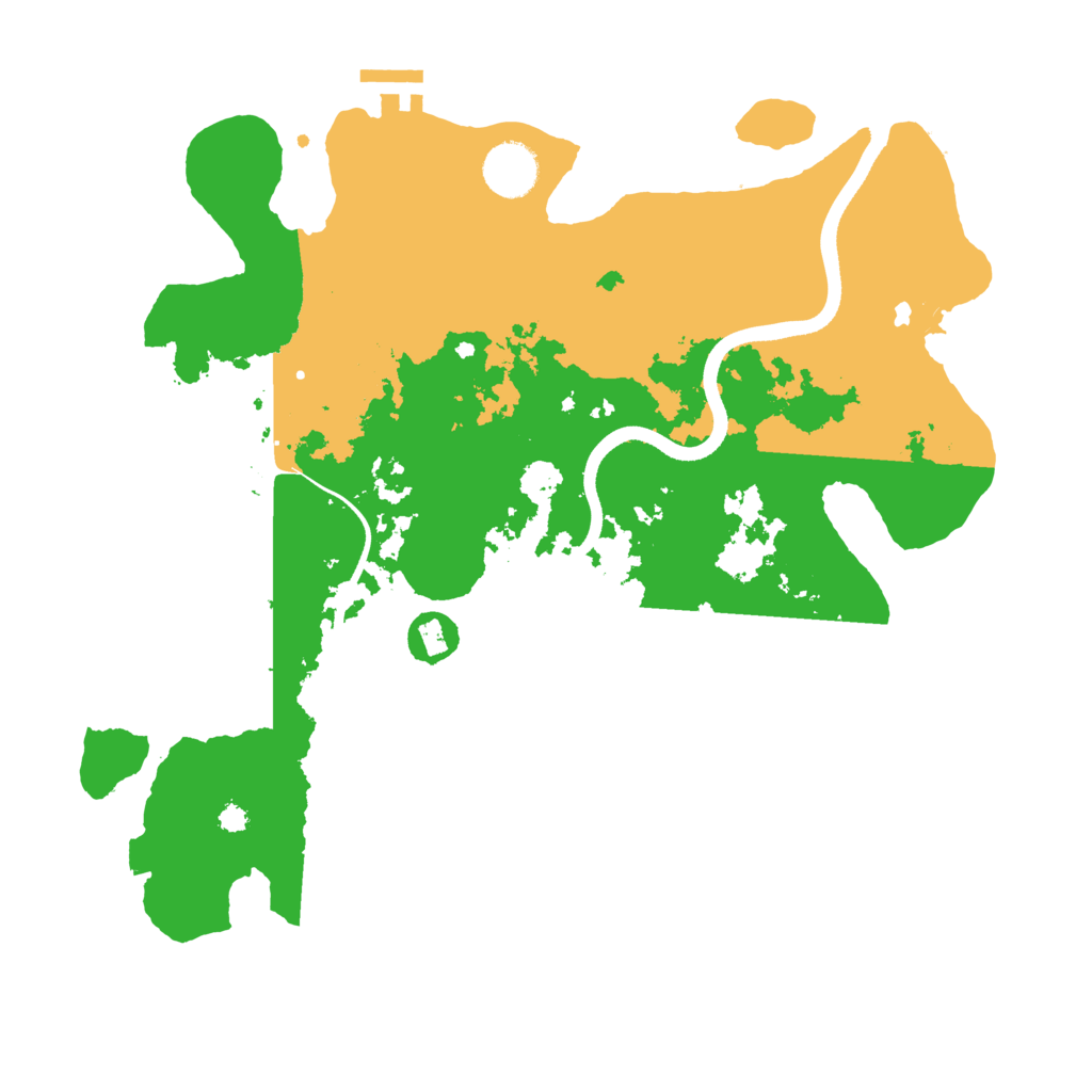 Biome Rust Map: Procedural Map, Size: 3500, Seed: 1375002439
