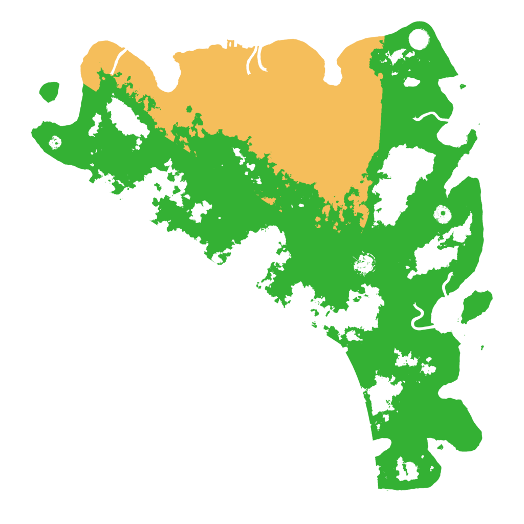 Biome Rust Map: Procedural Map, Size: 4500, Seed: 542538905