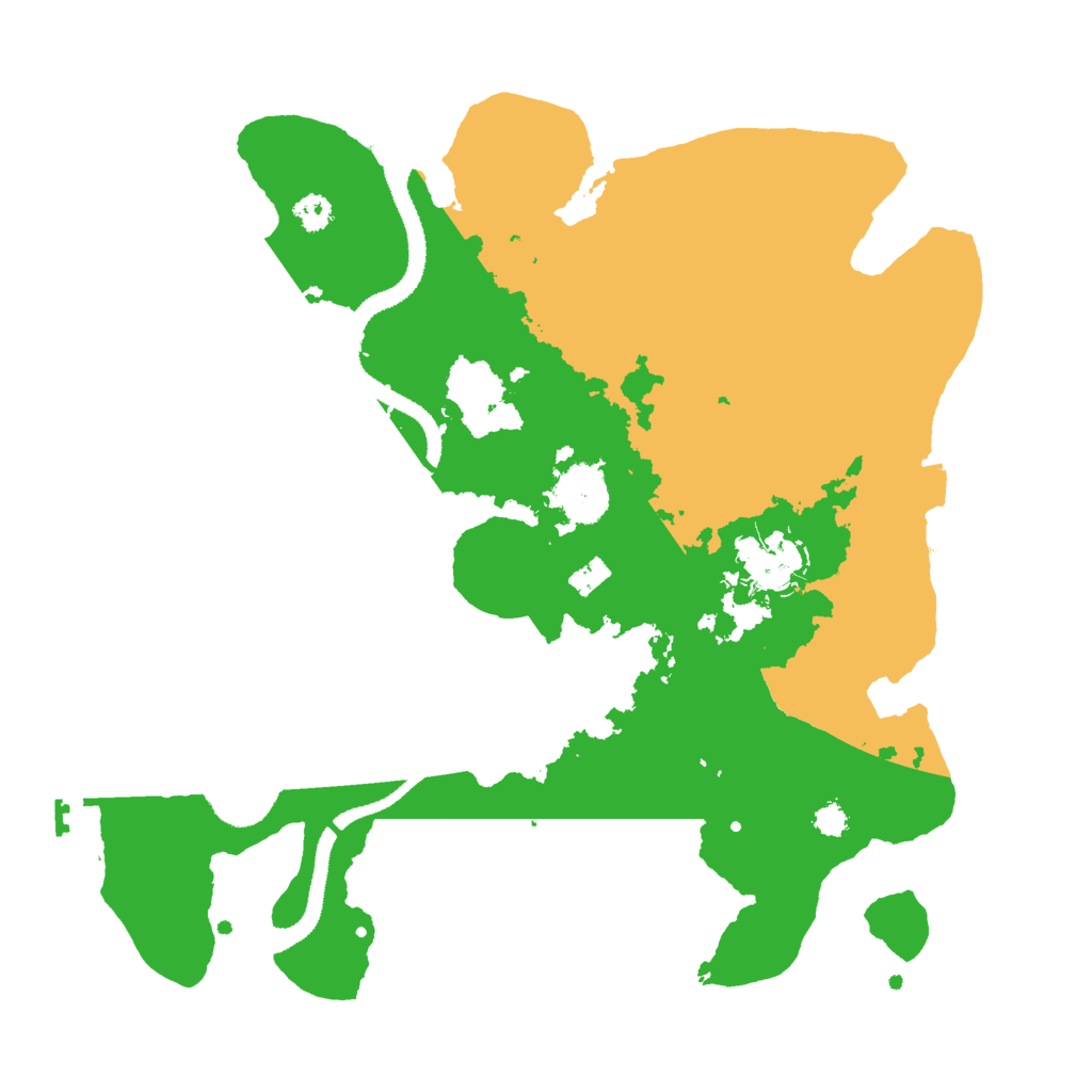 Biome Rust Map: Procedural Map, Size: 3000, Seed: 74596869