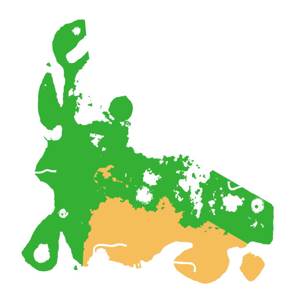 Biome Rust Map: Procedural Map, Size: 3500, Seed: 1651721198