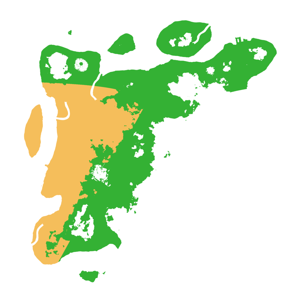 Biome Rust Map: Procedural Map, Size: 3500, Seed: 1022846883