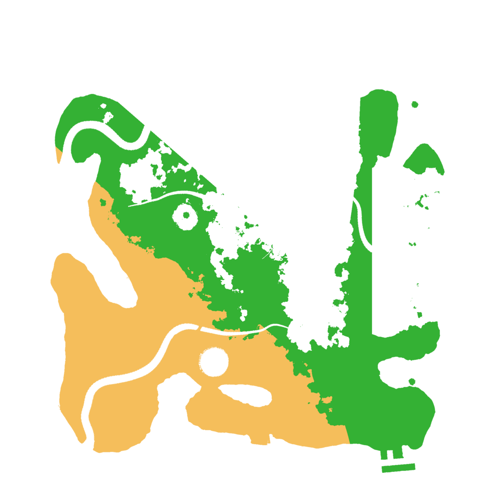 Biome Rust Map: Procedural Map, Size: 3000, Seed: 1449287293