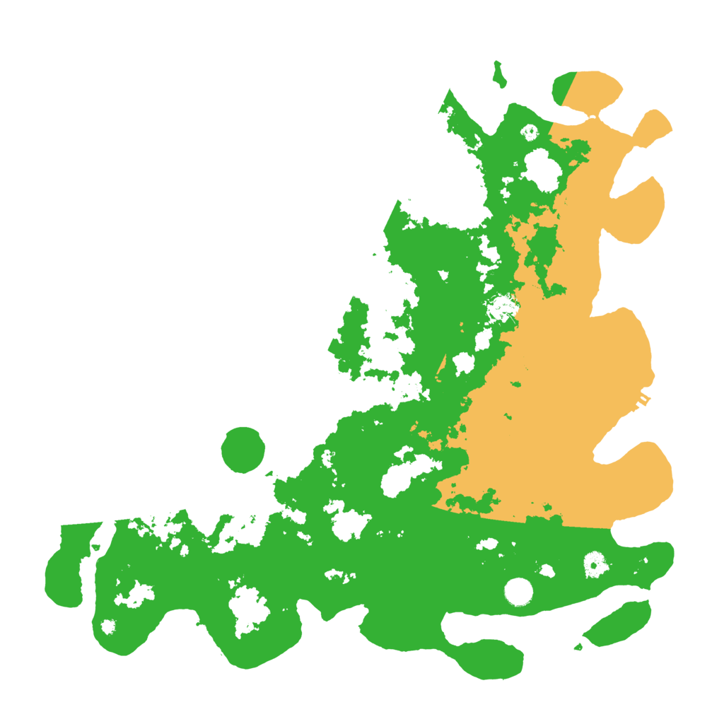 Biome Rust Map: Procedural Map, Size: 4500, Seed: 999722616