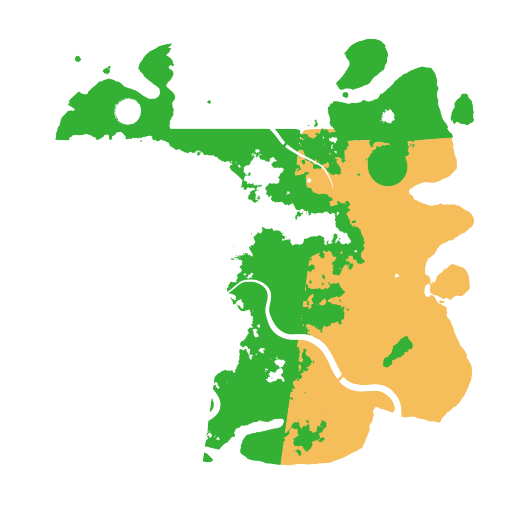 Biome Rust Map: Procedural Map, Size: 3500, Seed: 1206880845