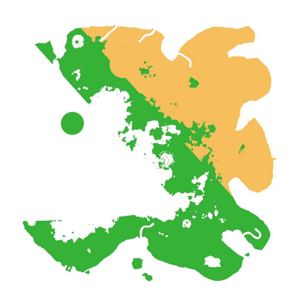 Biome Rust Map: Procedural Map, Size: 3491, Seed: 1984