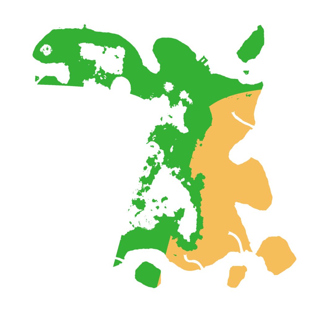 Biome Rust Map: Procedural Map, Size: 3000, Seed: 453192722