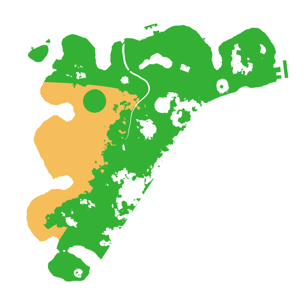 Biome Rust Map: Procedural Map, Size: 3500, Seed: 90821728