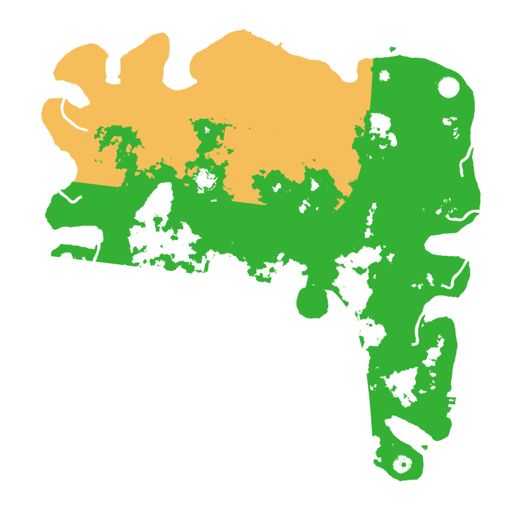 Biome Rust Map: Procedural Map, Size: 4300, Seed: 598512807