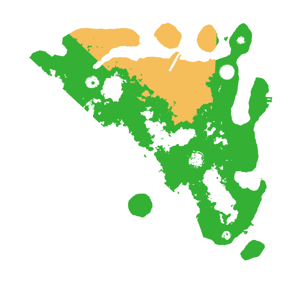 Biome Rust Map: Procedural Map, Size: 3500, Seed: 169644