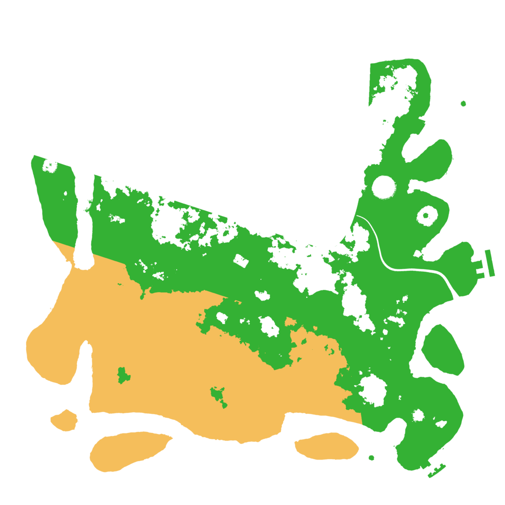 Biome Rust Map: Procedural Map, Size: 3800, Seed: 124105741