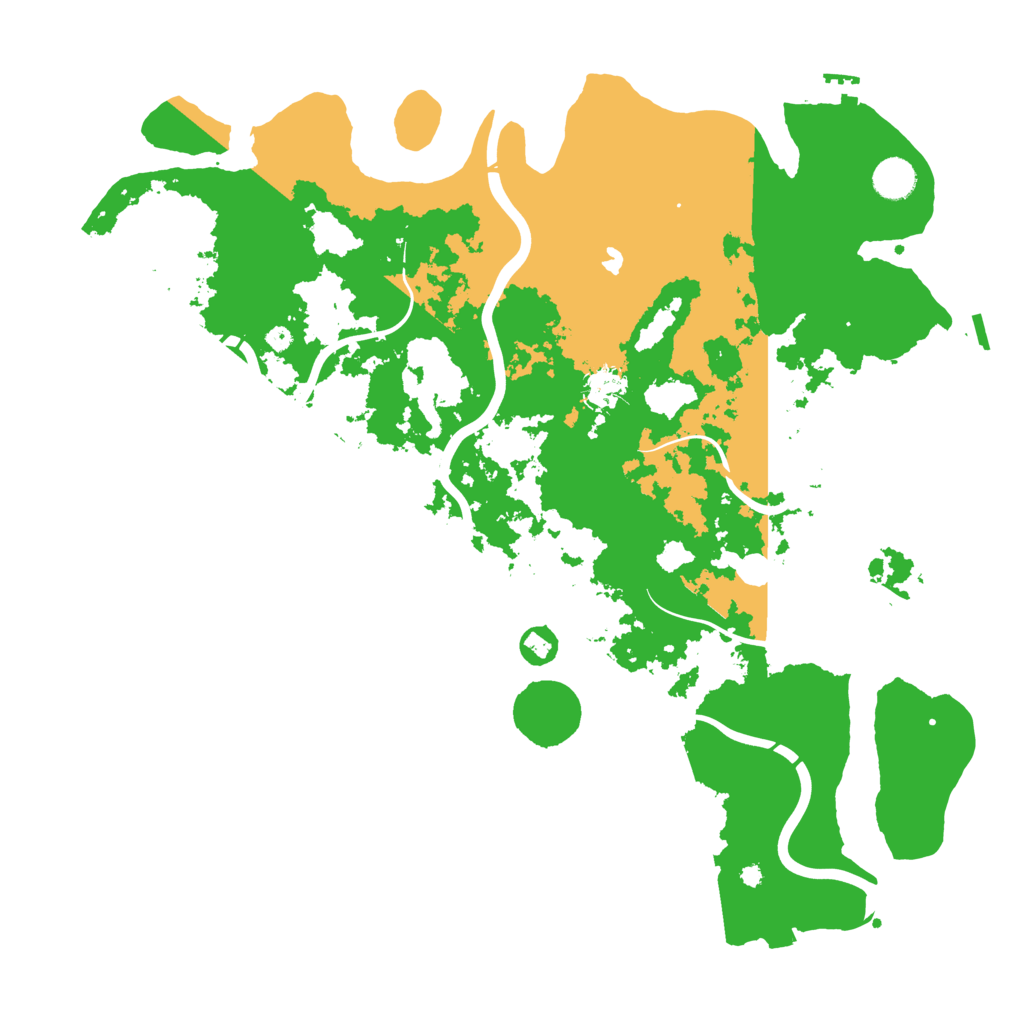 Biome Rust Map: Procedural Map, Size: 4250, Seed: 396288217