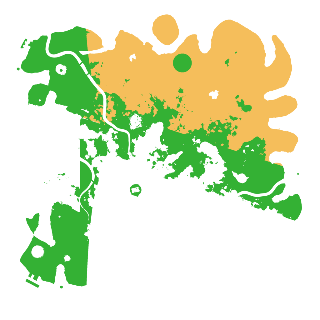 Biome Rust Map: Procedural Map, Size: 4500, Seed: 1701281768