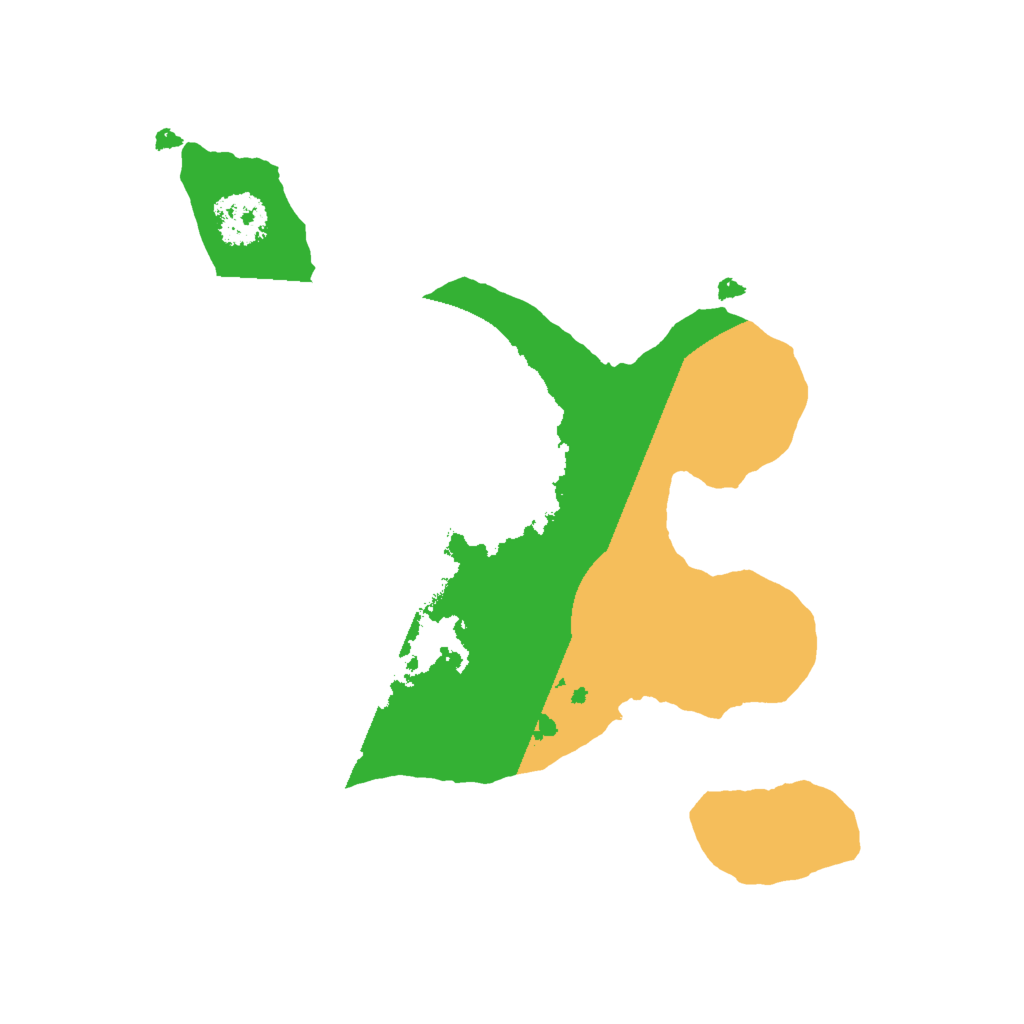 Biome Rust Map: Procedural Map, Size: 2000, Seed: 687754159