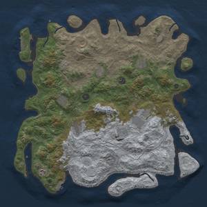 Thumbnail Rust Map: Procedural Map, Size: 4500, Seed: 204943263, 19 Monuments