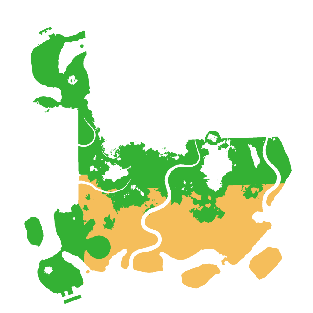 Biome Rust Map: Procedural Map, Size: 3550, Seed: 404349