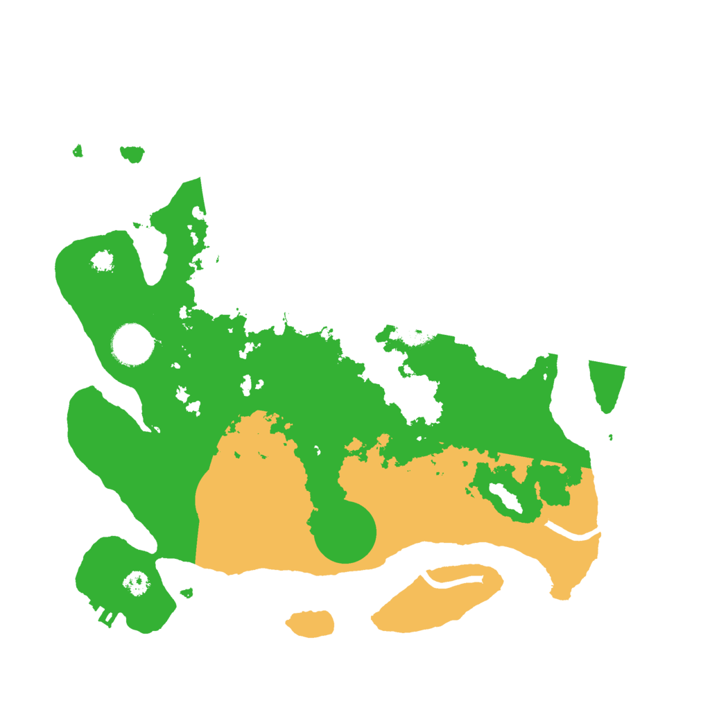 Biome Rust Map: Procedural Map, Size: 3000, Seed: 121628273