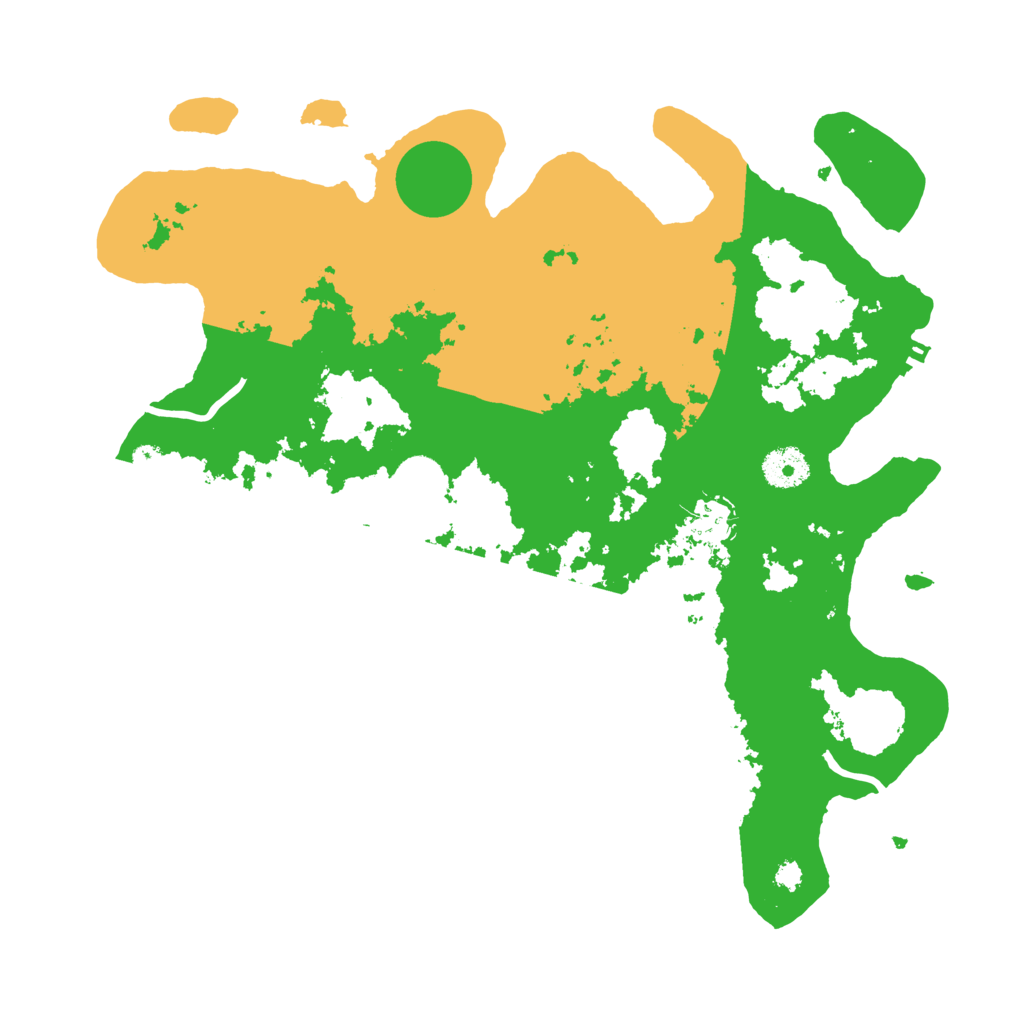 Biome Rust Map: Procedural Map, Size: 3550, Seed: 619312