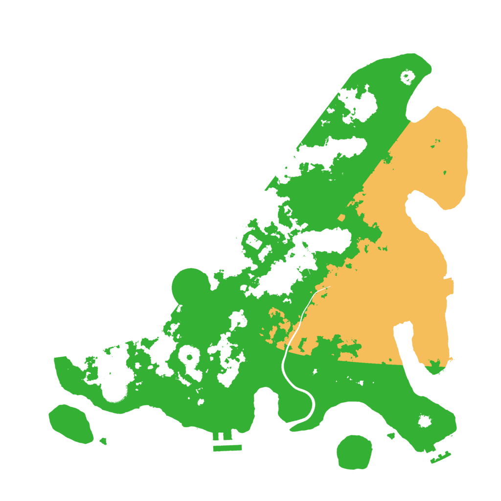 Biome Rust Map: Procedural Map, Size: 3550, Seed: 692286