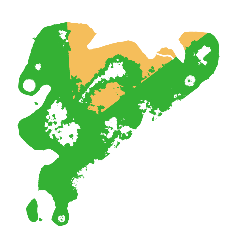 Biome Rust Map: Procedural Map, Size: 3550, Seed: 834063