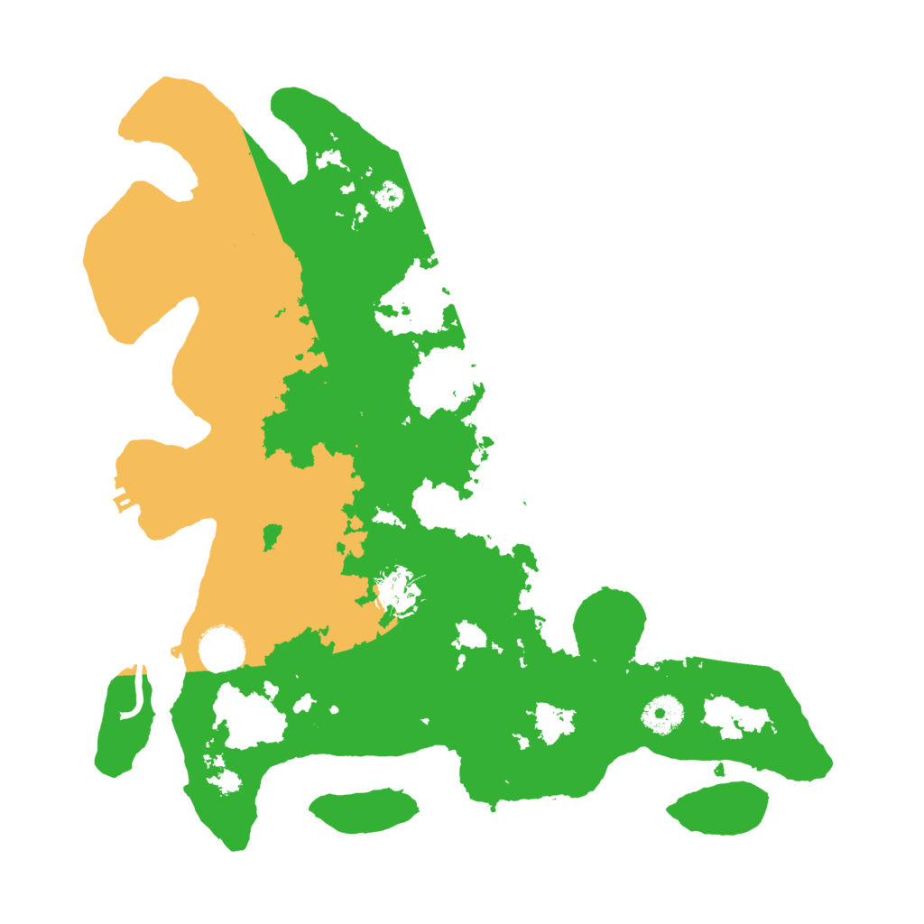 Biome Rust Map: Procedural Map, Size: 3550, Seed: 833102