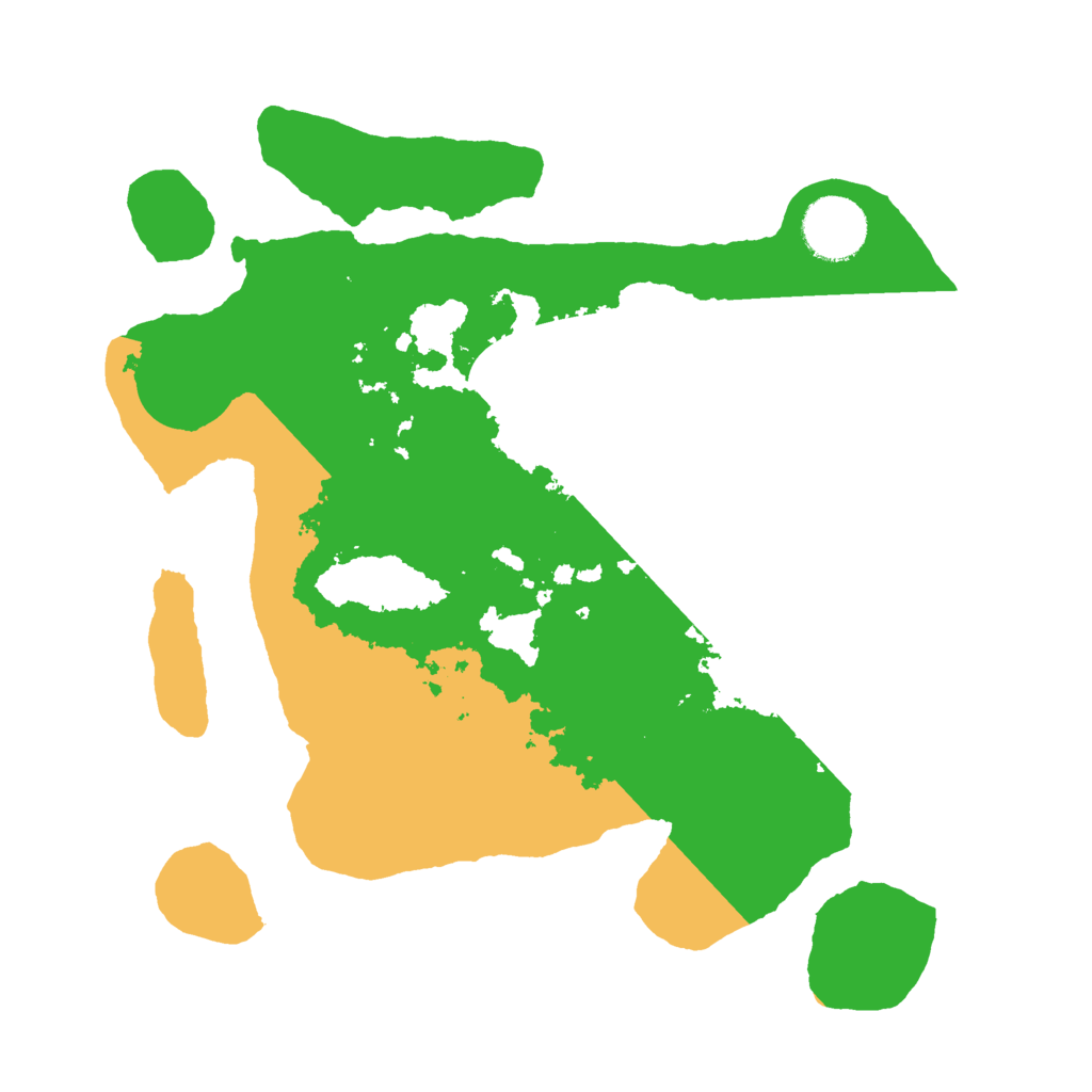 Biome Rust Map: Barren, Size: 3000, Seed: 1114818409