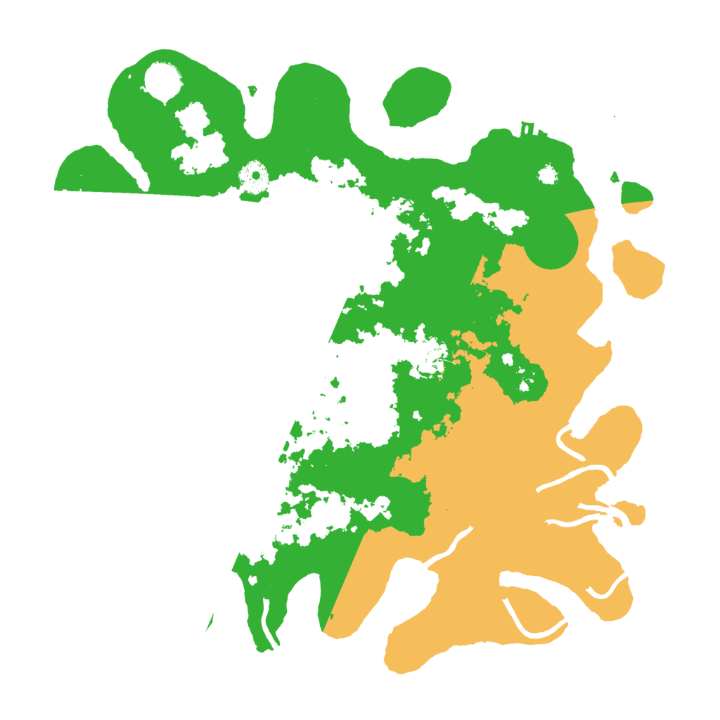 Biome Rust Map: Procedural Map, Size: 3500, Seed: 478921