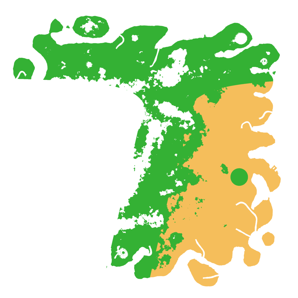 Biome Rust Map: Procedural Map, Size: 4500, Seed: 1254213373