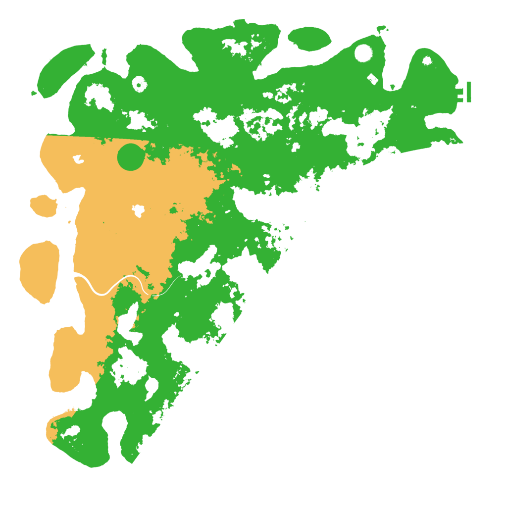 Biome Rust Map: Procedural Map, Size: 5000, Seed: 1373525204