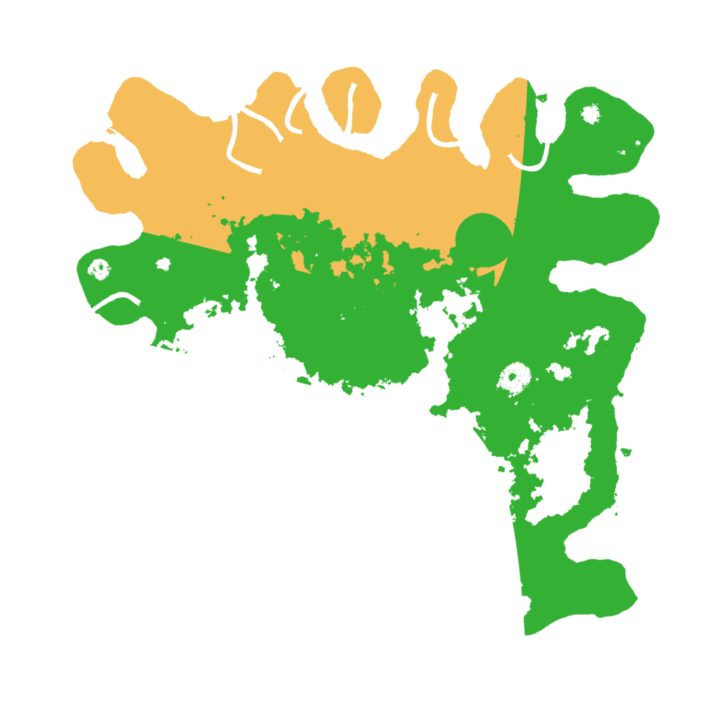 Biome Rust Map: Procedural Map, Size: 3550, Seed: 234609