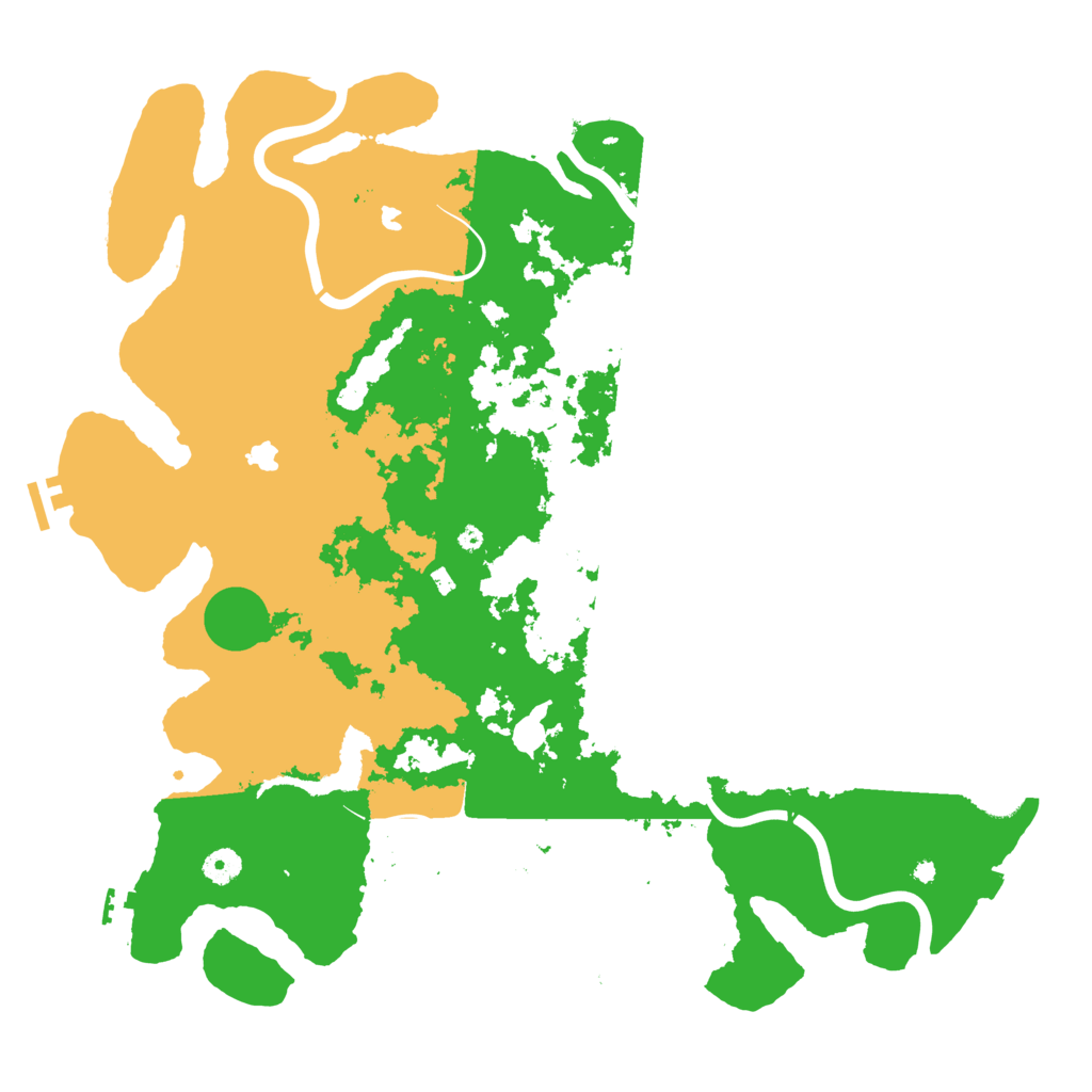 Biome Rust Map: Procedural Map, Size: 4500, Seed: 1172891686