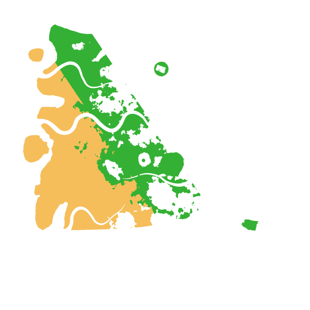 Biome Rust Map: Procedural Map, Size: 3550, Seed: 492239