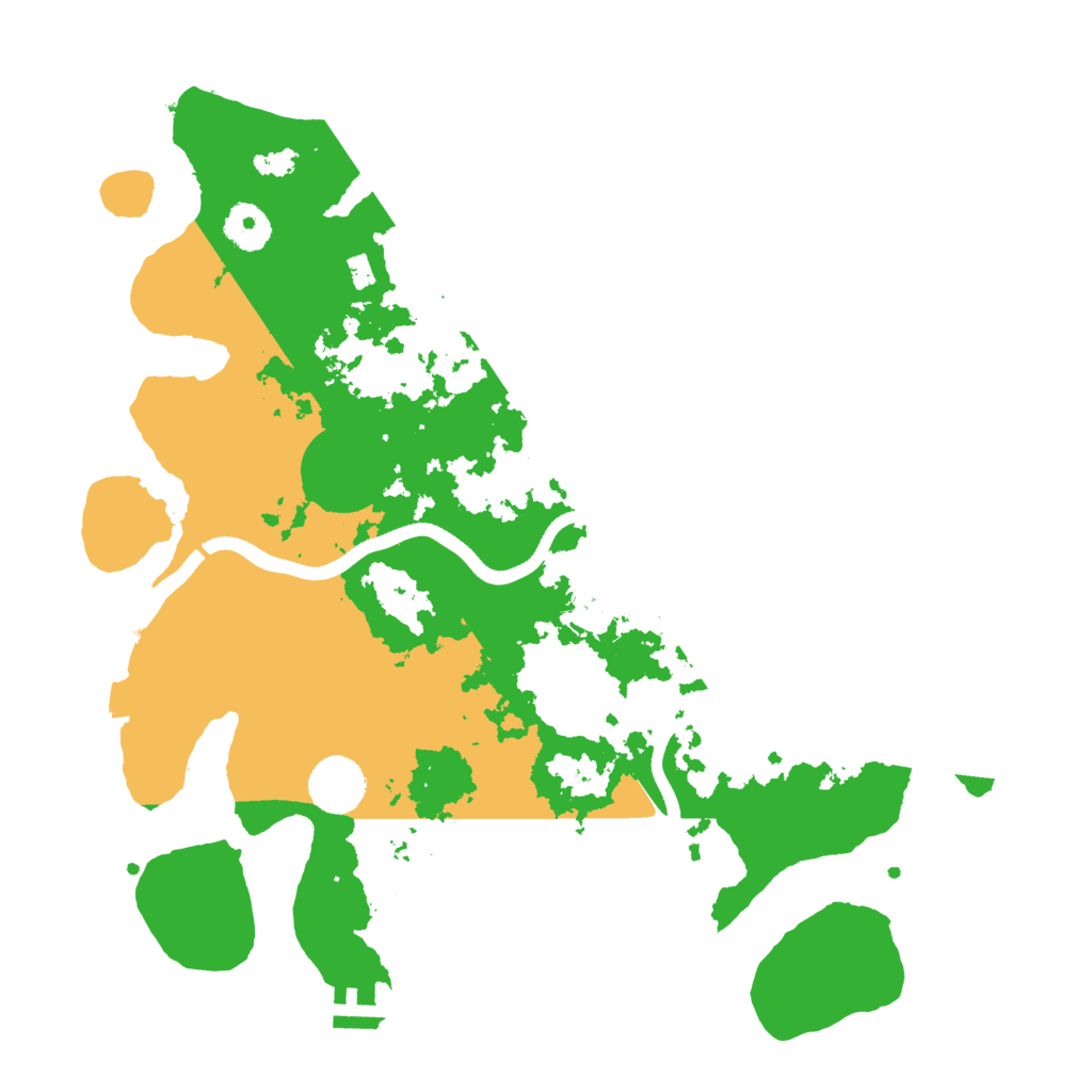 Biome Rust Map: Procedural Map, Size: 3550, Seed: 492239