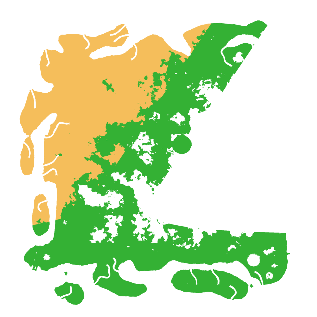 Biome Rust Map: Procedural Map, Size: 4500, Seed: 1819968513