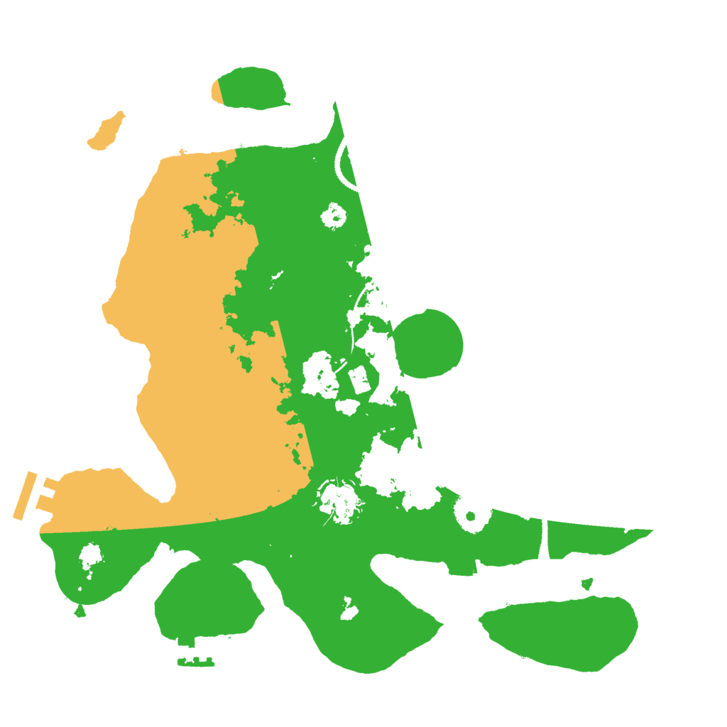 Biome Rust Map: Procedural Map, Size: 3000, Seed: 6161