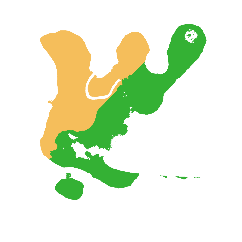 Biome Rust Map: Procedural Map, Size: 2000, Seed: 123025