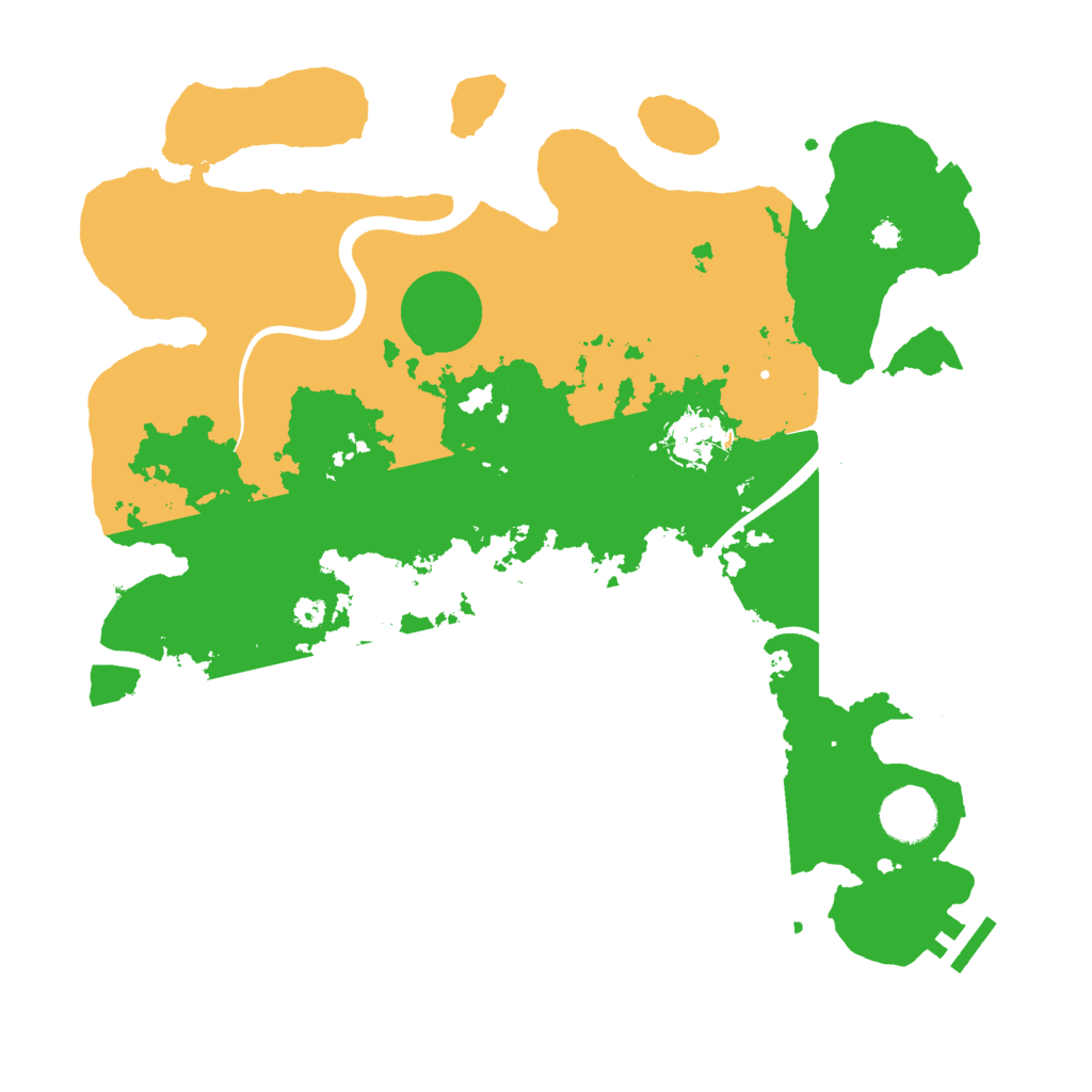 Biome Rust Map: Procedural Map, Size: 3550, Seed: 668597