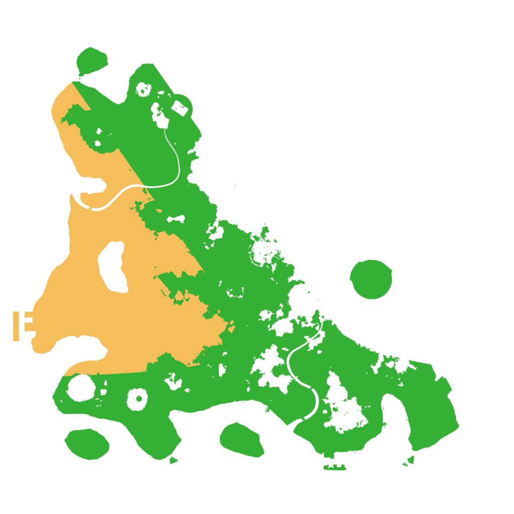 Biome Rust Map: Procedural Map, Size: 3500, Seed: 613768863