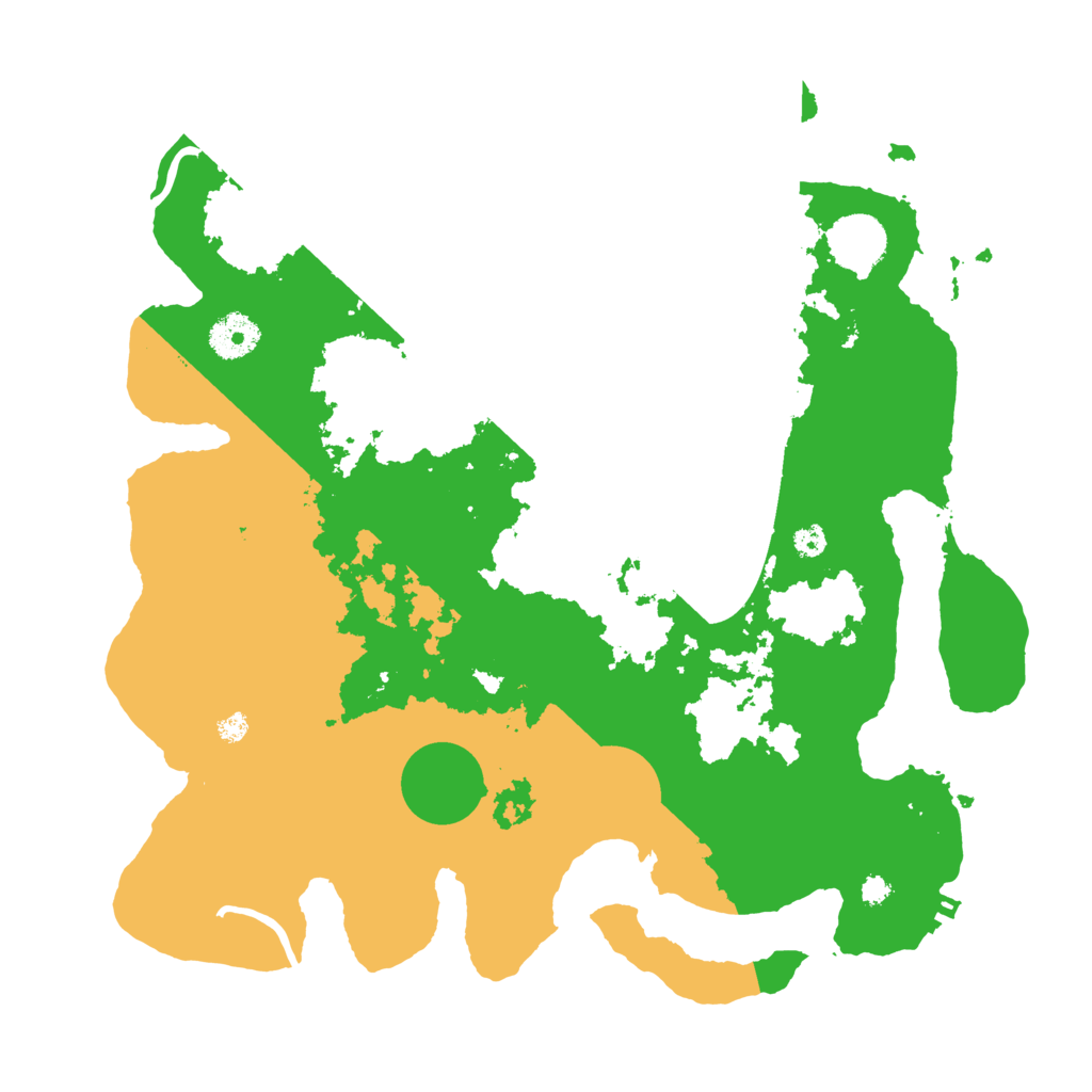 Biome Rust Map: Procedural Map, Size: 3500, Seed: 534524