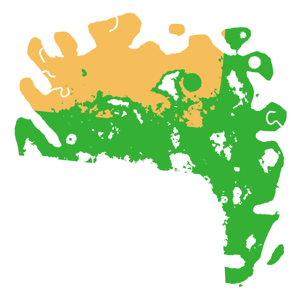 Biome Rust Map: Procedural Map, Size: 4400, Seed: 16730385