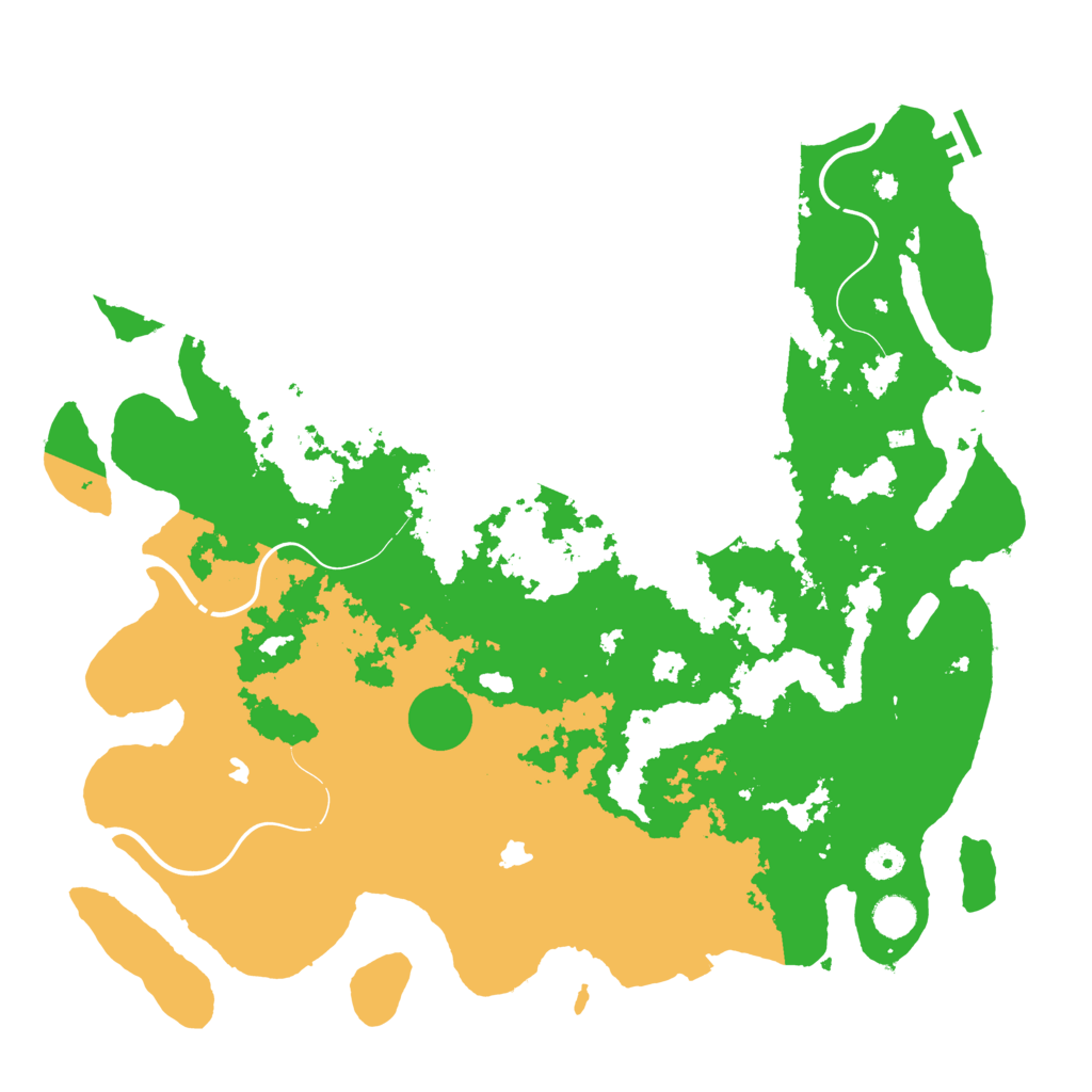 Biome Rust Map: Procedural Map, Size: 4500, Seed: 972533055