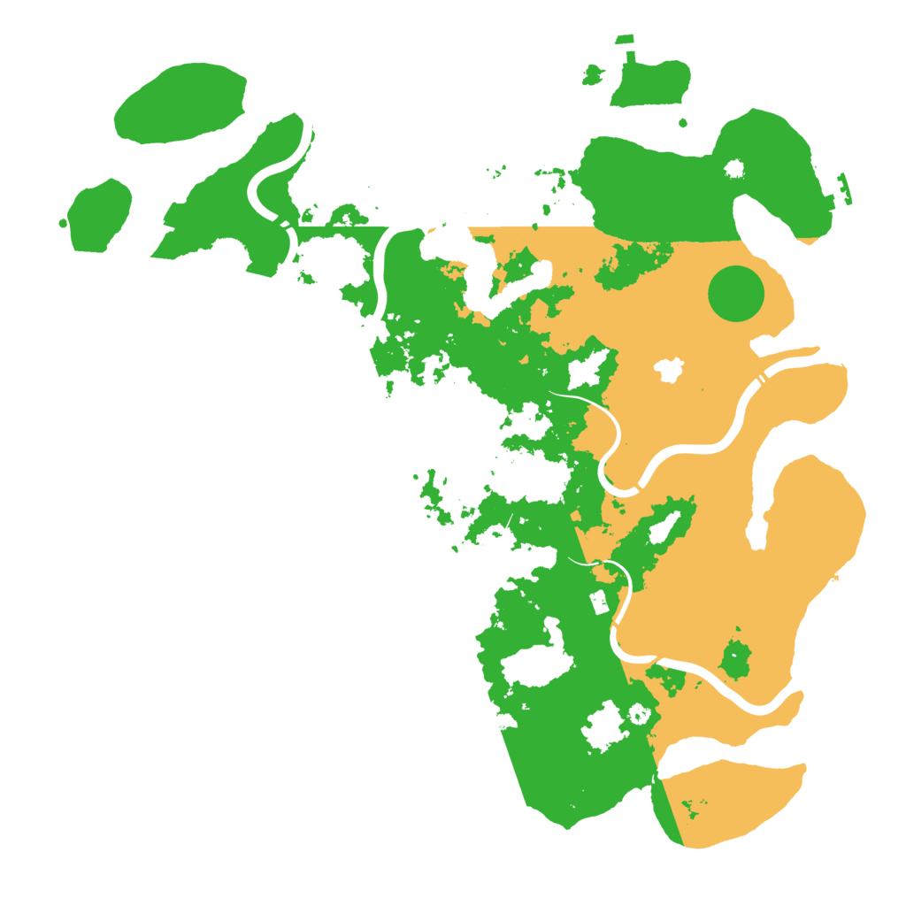 Biome Rust Map: Procedural Map, Size: 4250, Seed: 410985153